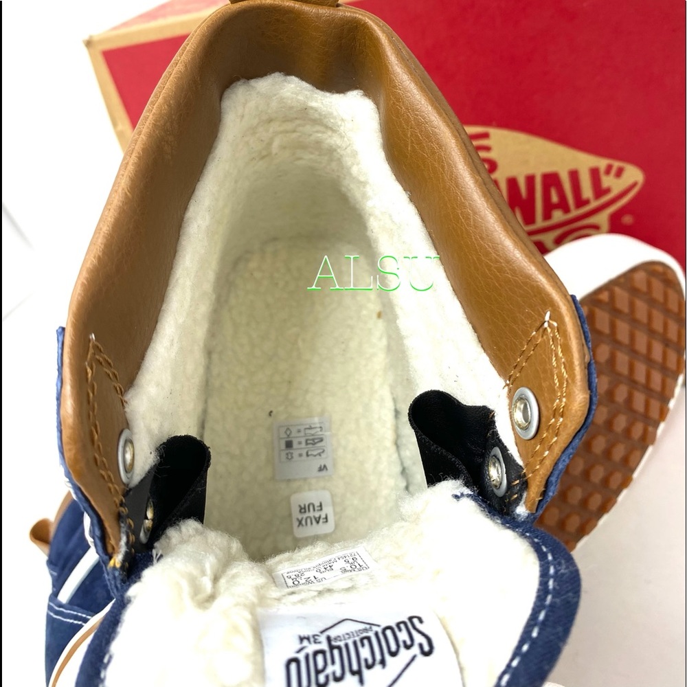VANS SK8-HI MTE Dress Blues Suede Men’s Sneakers - Picture 11 of 12
